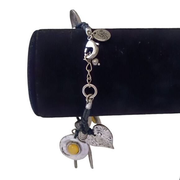 Y2K Boho Dangle Coin Charms Bracelet Chunky Hippie Gypsy Witchy Fairy Whimsigoth - Picture 9 of 16